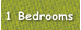 1 Bedrooms